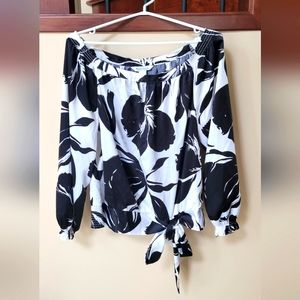 White House Black Market Dressy Blouse, Size M
